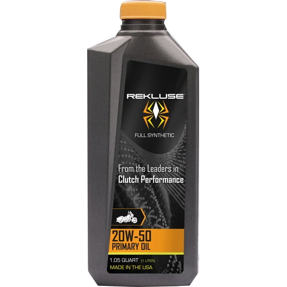 Rekluse Racing RMS-1099003 High-Performance Full Synthetic Primary Oil - 20W50 - 1L.