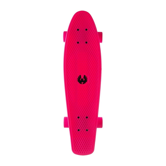 Rekon 28" x 7.5" The Long Ranger Complete Cruiser Skateboard (Neon Pink)