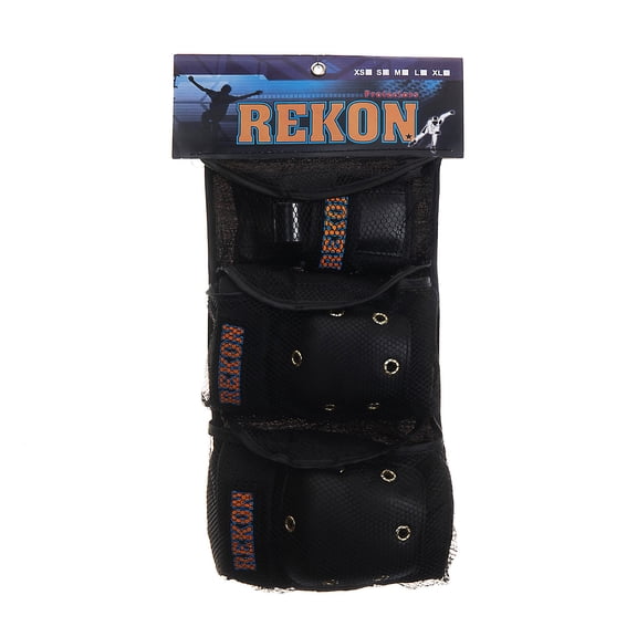 Rekon 3-in-1 Knee, Elbow, and Wrist Protective Gear Set (Large)