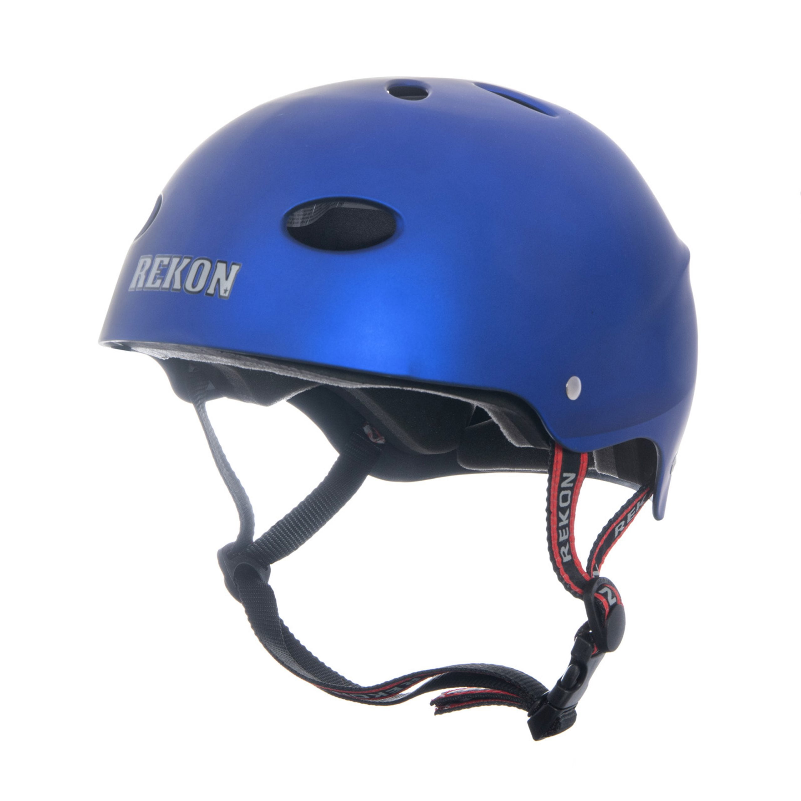 Rekon Multi-Sport Helmet for Biking, Skating, and Skateboarding (Matte Blue, Medium)