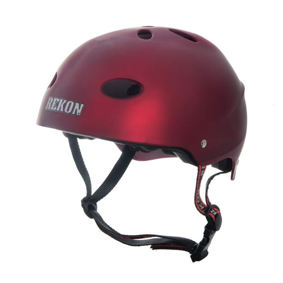 Rekon Multi-Sport Helmet for Biking, Skating, and Skateboarding (Matte Red, Medium)