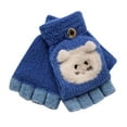 thumbnail image 1 of Relanfenk Baby Gloves Mittens Toddler Winter Warm Knitted Convertible Flip Top Fingerless Gloves, 1 of 2