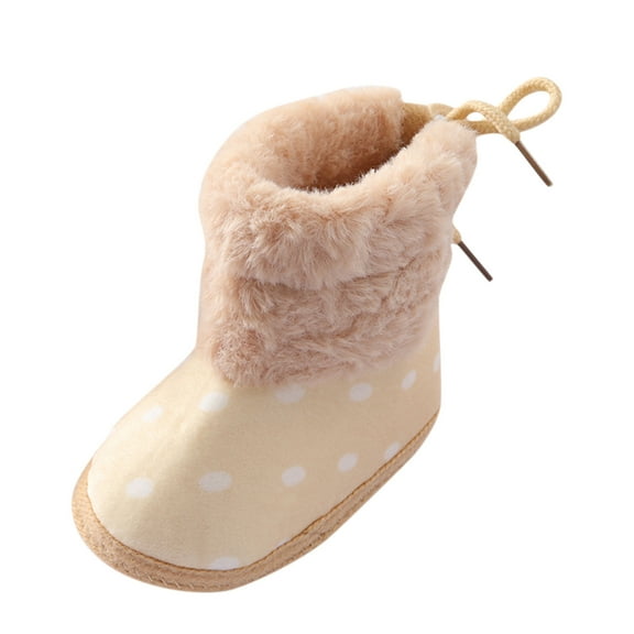 Relanfenk Baby Shoes Girls Boys Soft Booties Snow Boots Toddler Warming Shoes