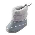 thumbnail image 1 of Relanfenk Baby Shoes Girls Boys Soft Booties Snow Boots Toddler Warming Shoes, 1 of 8