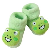 Relanfenk Baby Socks Cartoon Kids Girls Boys Anti-Slip Warm Sock Slipper Shoes Boots