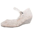 thumbnail image 1 of Relanfenk Children Kids Baby Shoes Toddler Girls Wedge Party Single Princess Shoes Sandals, 1 of 5