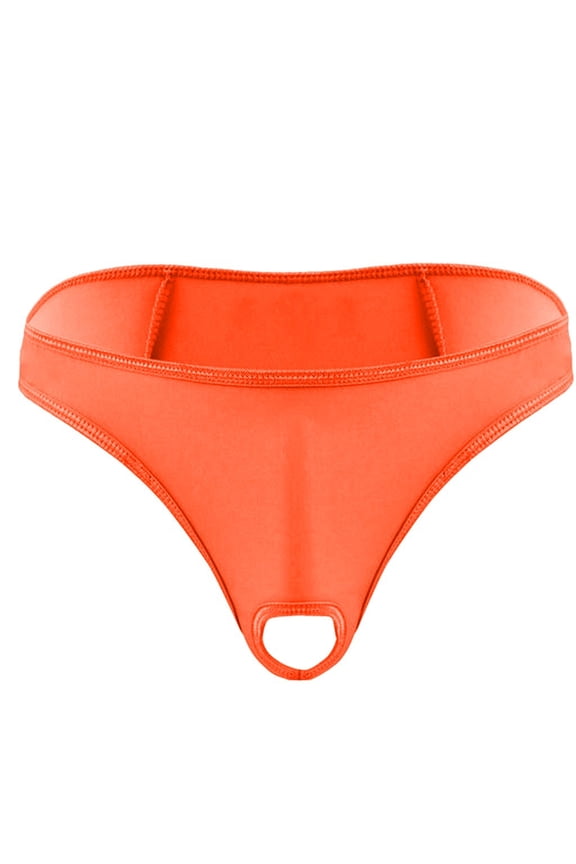 Relanfenk Intimates Mens Underwear Micro Thong Bikini Front Hole Underwear Underpants