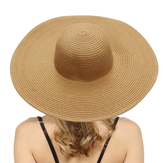 Relanfenk Sun Hats Summer Hats For Women Wide Bongrace Women Straw Beach Hat Little Girl Sun Cap Foldable Ladies Hats