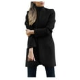 thumbnail image 1 of Relanfenk Winter Fall Womens Jacket Coats Long Sleeve Hairy Open Front Short Cardigan Suit Solid Long Casual Tops, 1 of 6