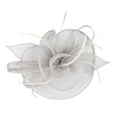 thumbnail image 1 of Relanfenk Women's Fascinator Hat Imitation Sinamay Feather Tea Party Pillbox Flower Derby, 1 of 7
