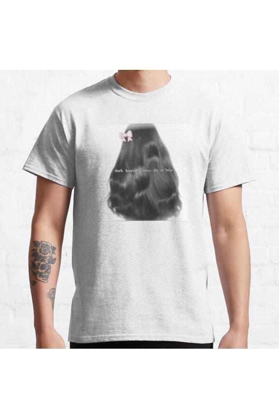 Relatable Dark Hair Bow Coquette Lizzy Grant Classic T-shirt