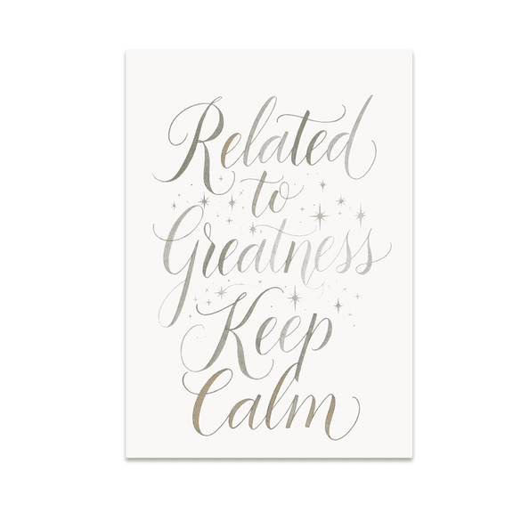 Related to Greatness Keep Calm Poster - Home Decor Enthusiast - 13x19 Poster Print