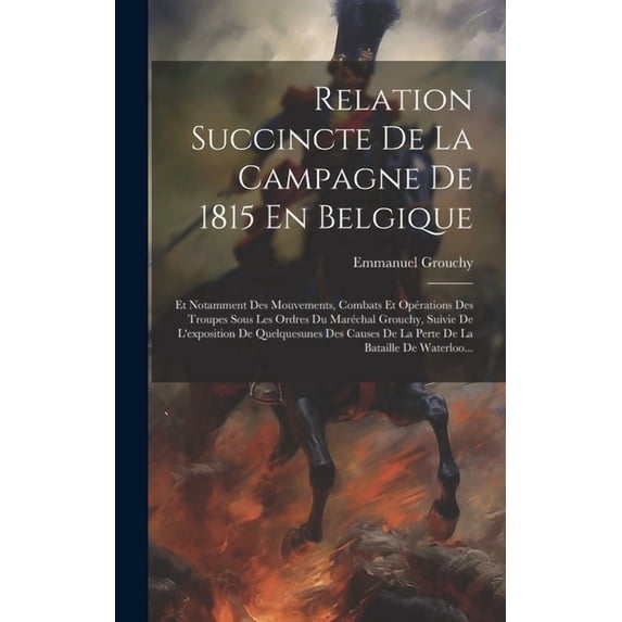 Relation Succincte De La Campagne De 1815 En Belgique: Et Notamment Des Mouvements, Combats Et Opérations Des Troupes Sous Les Ordres Du Maréchal Grouchy, Suivie De L'exposition De Quelquesunes Des Ca