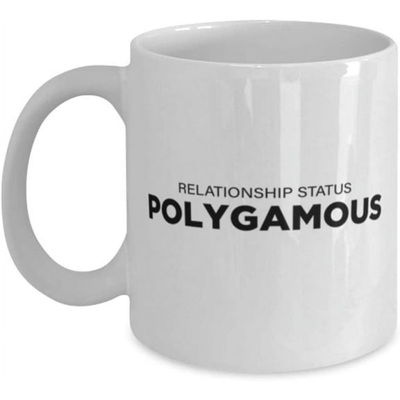 Relationship Status Mug Polygamous Show Off Your Personal Profile Fun To Give This Classic Coffee Tea Cup
