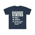 thumbnail image 1 of Relationship status taken by hot 7th grade Teacher Unisex T-shirt S-3XL, 1 of 2