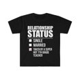 thumbnail image 1 of Relationship status taken by hot 7th grade Teacher Unisex T-shirt S-3XL, 1 of 2