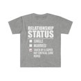 thumbnail image 1 of Relationship status taken by hot Critical Care Nurse Unisex T-shirt S-3XL, 1 of 2
