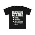 thumbnail image 1 of Relationship status taken by hot Employment Lawyer Unisex T-shirt S-3XL, 1 of 2