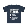 thumbnail image 1 of Relationship status taken by hot Industrial Engineer Unisex T-shirt S-3XL, 1 of 2