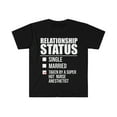 thumbnail image 1 of Relationship status taken by hot Nurse Anesthetist Unisex T-shirt S-3XL, 1 of 2
