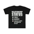 thumbnail image 1 of Relationship status taken by hot Probation Officer Unisex T-shirt S-3XL, 1 of 2
