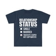 thumbnail image 1 of Relationship status taken by super hot Copywriter Unisex T-shirt S-3XL, 1 of 2