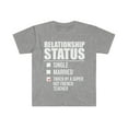 thumbnail image 1 of Relationship status taken by super hot French Teacher Unisex T-shirt S-3XL, 1 of 2