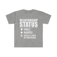 thumbnail image 1 of Relationship status taken by super hot Proofreader Unisex T-shirt S-3XL, 1 of 2