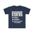 thumbnail image 1 of Relationship status taken hot Albanian Valentine's Day Unisex T-shirt S-3XL, 1 of 2