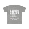 thumbnail image 1 of Relationship status taken hot Chilean Unisex T-shirt S-3XL Valentine's Day, 1 of 2