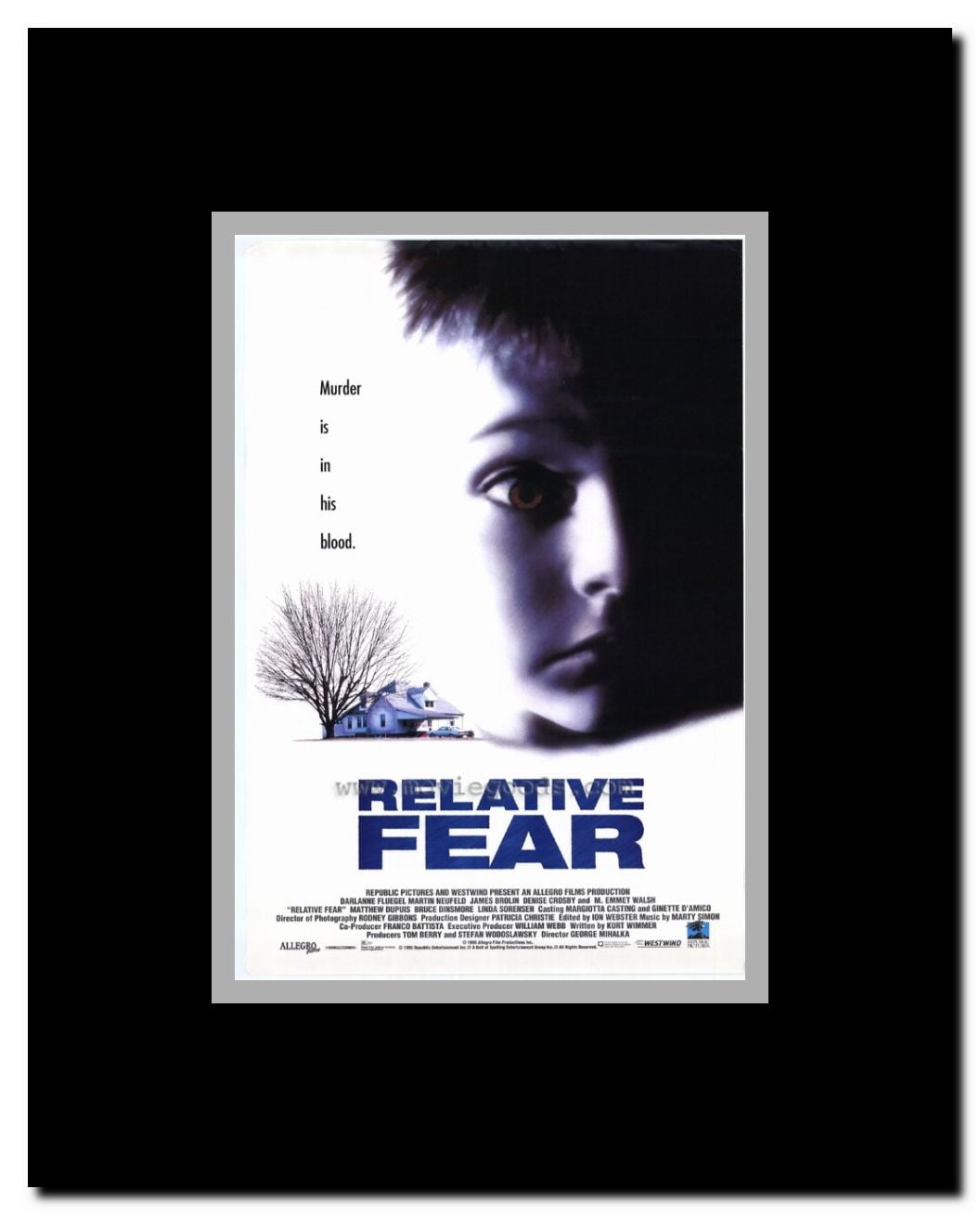 Relative Fear Framed Movie Poster