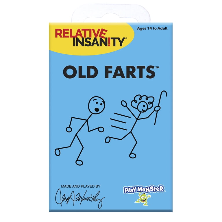PlayMonster Relative Insanity Old Farts Game, Ages 14 and Up, 4-12 Players  - Walmart.com