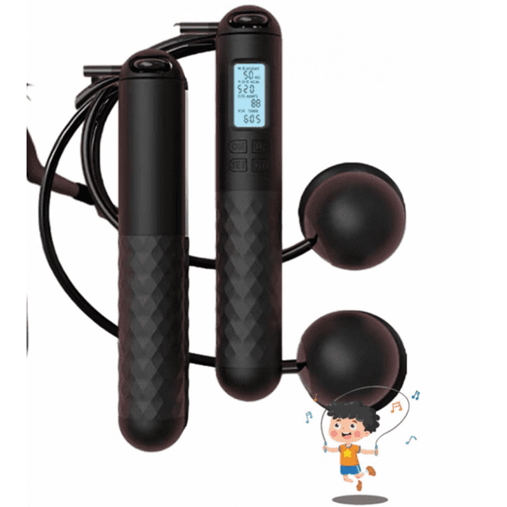 Relativelk Jump Rope, Skipping Rope with Counter Gravity Ball With/Without Rope