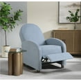 thumbnail image 1 of Relax-A-Lounger Lansing Modern Pushback Recliner, Blue Fabric, 1 of 11