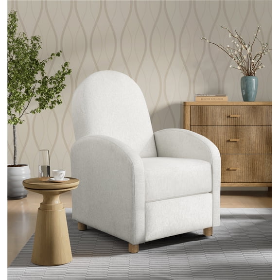 Relax-A-Lounger Lansing Modern Pushback Recliner, Cream Fabric