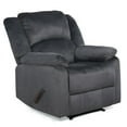 thumbnail image 1 of Relax A Lounger Phillip Recliner in Dark Gray Fabric Upholstery, 1 of 8