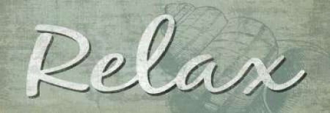 Relax Canvas Art - N Harbick (8 x 24)
