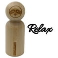 thumbnail image 1 of Relax Fun Text Rubber Stamp for Scrapbooking Crafting Stamping - Small 3/4 Inch, 1 of 7