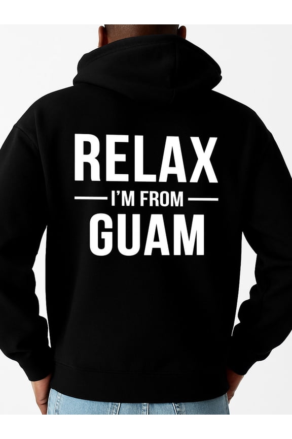 Relax Guam Hoodie hoodies for men polyester black Everyday sweatshirt for the office, dates and outings high quality Unique Design Unisex Shirt Graphic tshirts