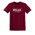 thumbnail image 1 of Relax I Am Hilarious Sarcastic Humor Graphic Novelty Funny T Shirt, 1 of 5