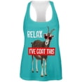 thumbnail image 1 of Relax I've Goat Got This All Over Womens Work Out Tank Top Multi SM, 1 of 2