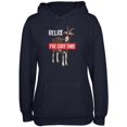thumbnail image 1 of Relax I've Goat Got This Juniors Soft Hoodie Navy MD, 1 of 1