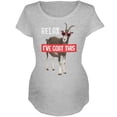 thumbnail image 1 of Relax I've Goat Got This Maternity Soft T Shirt Heather MD, 1 of 1