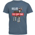 thumbnail image 1 of Relax I've Goat Got This Mens T Shirt Indigo Blue X-LG, 1 of 1