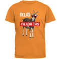 thumbnail image 1 of Relax I've Goat Got This Mens T Shirt Tangerine 2XL, 1 of 1