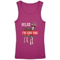 thumbnail image 1 of Relax I've Goat Got This Youth Girls Tank Top Bright Berry YSM, 1 of 1