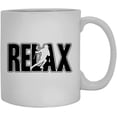 thumbnail image 1 of Relax Lacrosse Coffee Mug, Ceramic Mug, White Tea Mug 11 oz, 1 of 3
