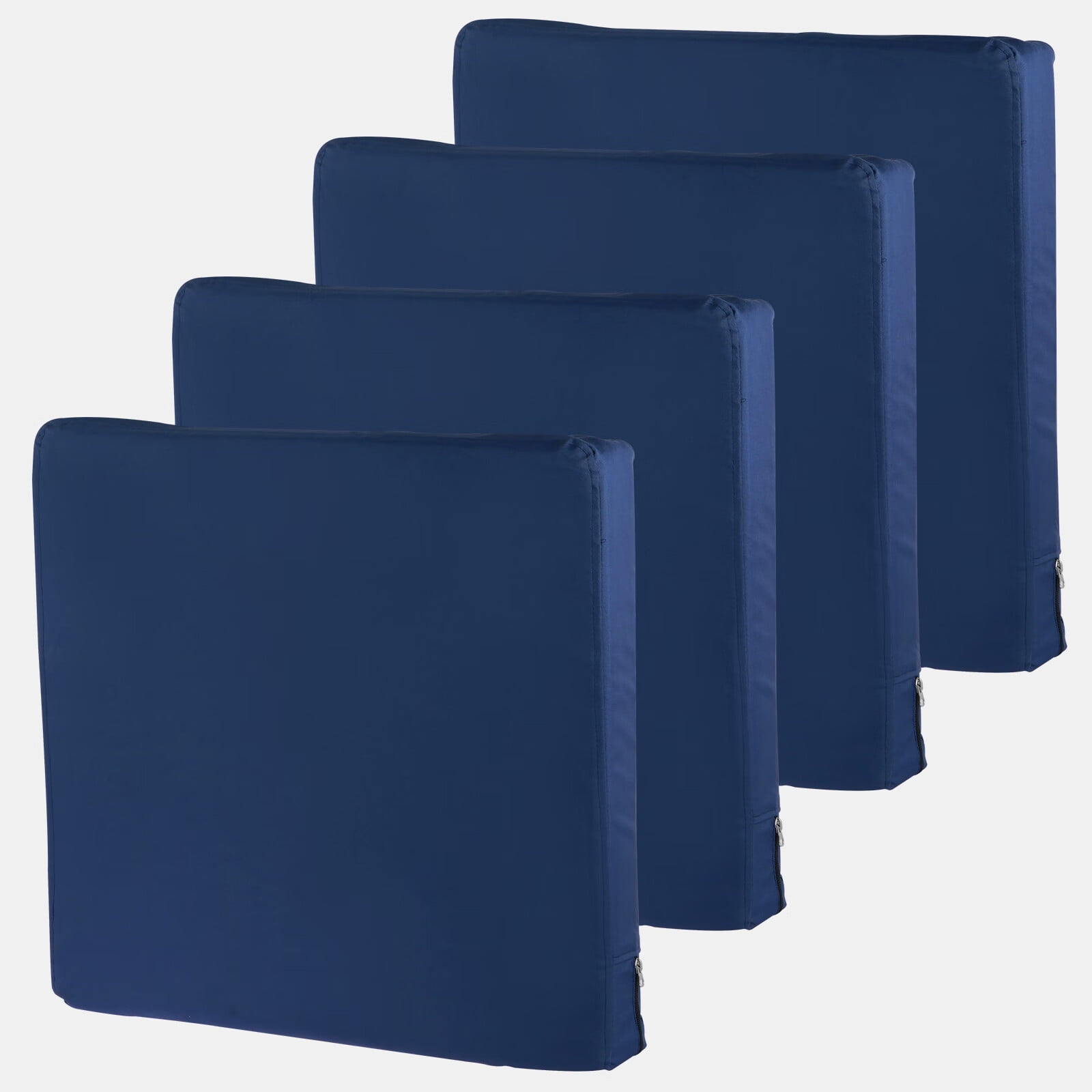 Relax Love 23.6" x 23.6 Navy blue Chair Seating Cushions, Waterproof (4 Count)