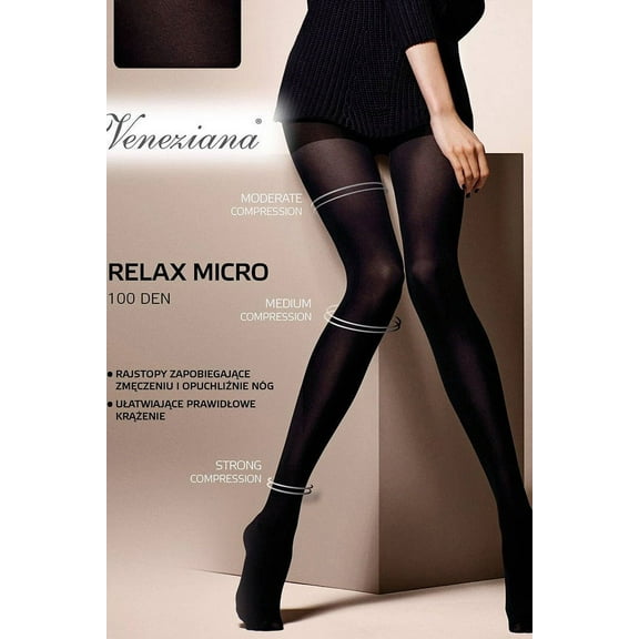Relax Micro 100 Opaque Support Tights