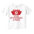 thumbnail image 1 of Relax My Grandma Is A Nurse Essential Toddler Boy Girl T Shirt Infant Toddler Brisco Brands 6M, 1 of 6